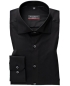 Preview: eterna Performance Shirt Modern Fit Langarmhemd super Stretch in schwarz